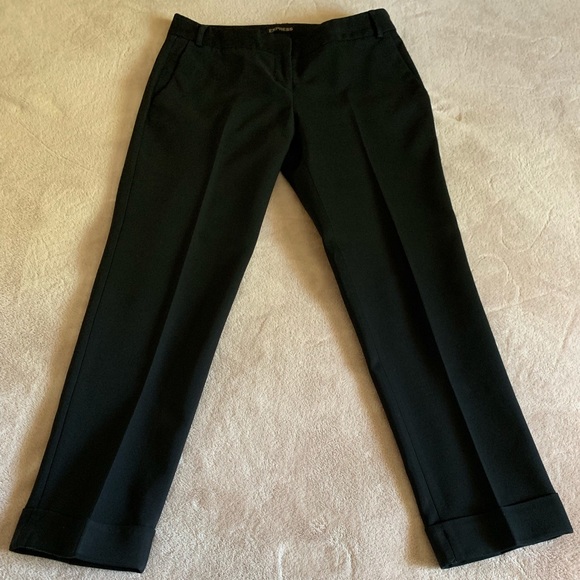Express Editor Cropped Cuff Pants - Picture 1 of 3